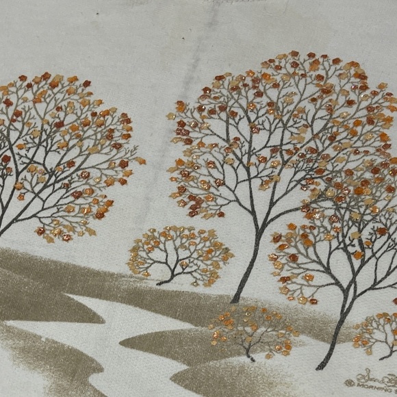 Vintage 1990s Fall Foliage Autumn 90s Crewneck Pullover Jumper Sweatshirt - Picture 5 of 6